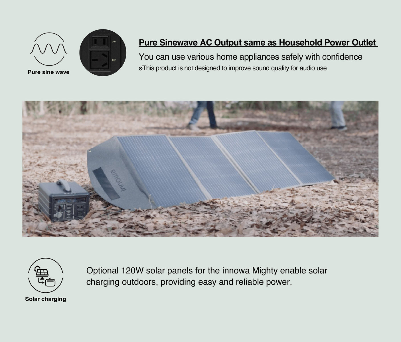 Mighty 1000 + Solar Panel 120