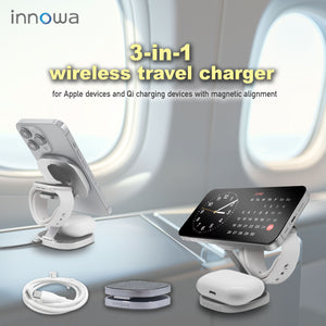 innowa 3-in-1 wireless travel charger